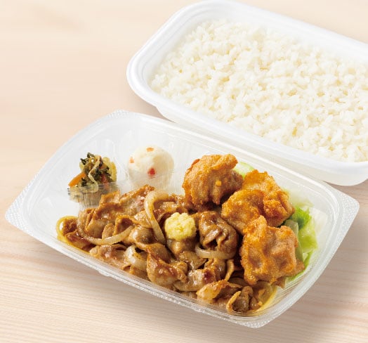 新・しょうが焼き＆から揚弁当