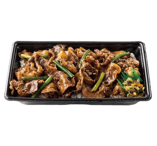 黒の牛豚ダブル焼肉重
