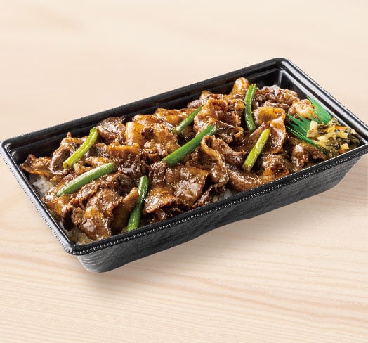 黒の牛豚ダブル焼肉重