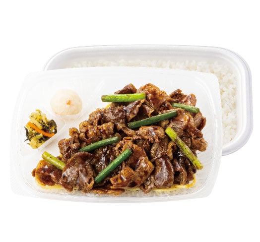 黒の牛豚ダブル焼肉弁当