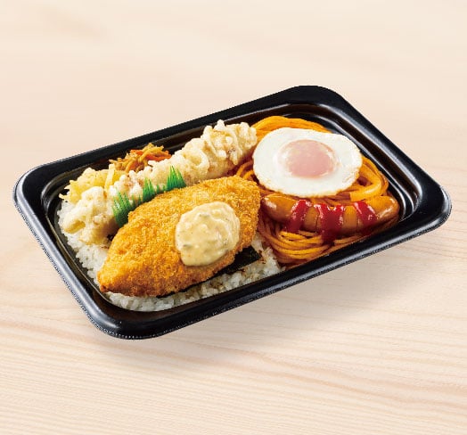 BIGのりタル弁当(ナポリタン)