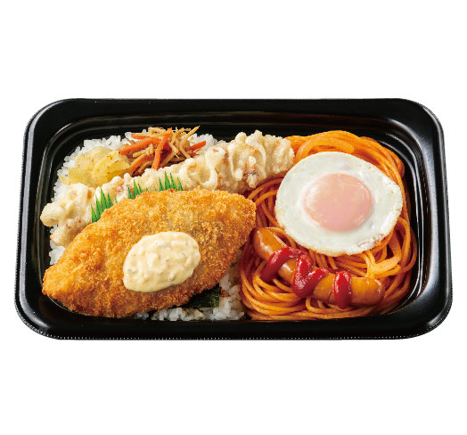 BIGのりタル弁当(ナポリタン)