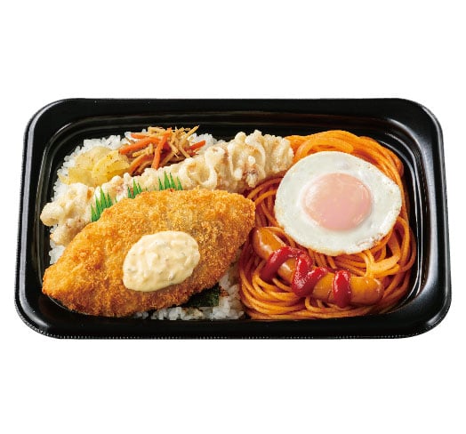 BIGのりタル弁当(ナポリタン)