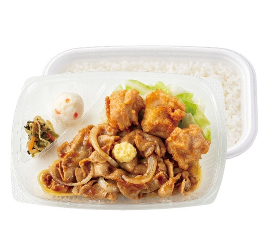 しょうが焼き＆から揚弁当