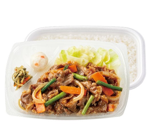 W牛焼肉弁当(肉２倍)