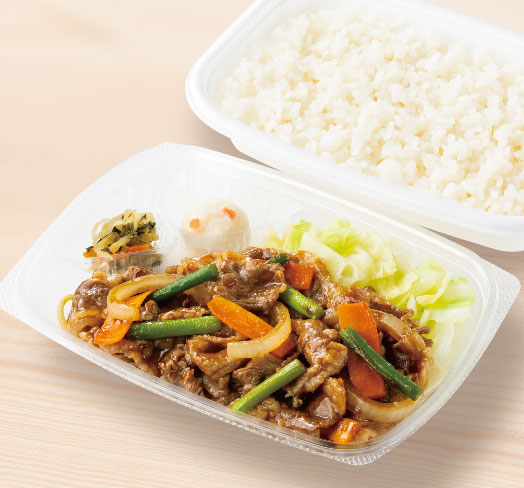 W牛焼肉弁当(肉２倍)