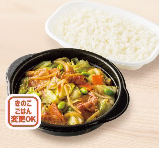 肉野菜炒め弁当