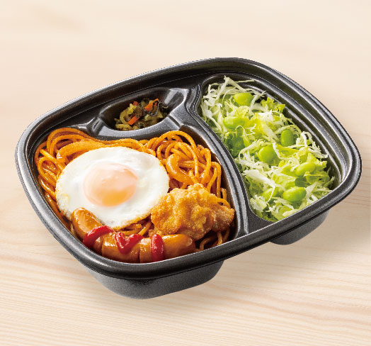 W特製ナポリタン＆サラダ(麺2倍)