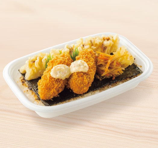 カキフライのりタル弁当