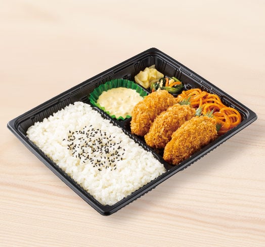 3コ入りカキフライ弁当