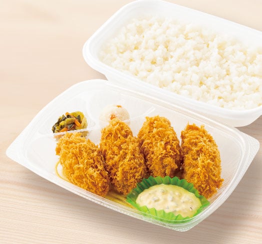 4コ入りカキフライ弁当