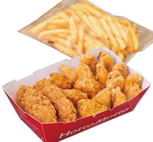 ポテト付き トリプルチキンBOX(から揚＆ほっとチキン＆手羽から揚)