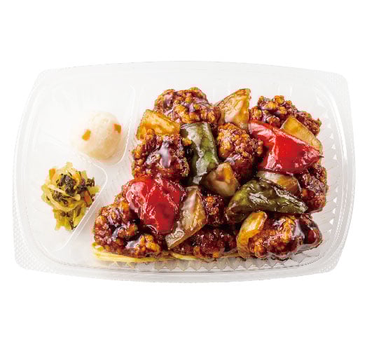 W黒酢酢豚(肉2倍)