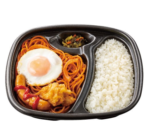 W特製ナポリタン弁当(麺2倍)
