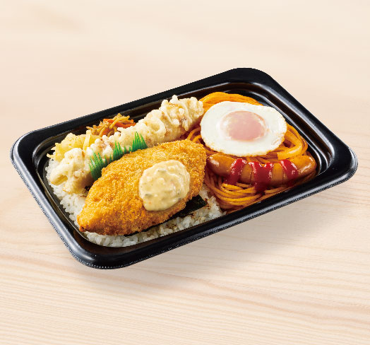 BIGのりタル弁当(ナポリタン)