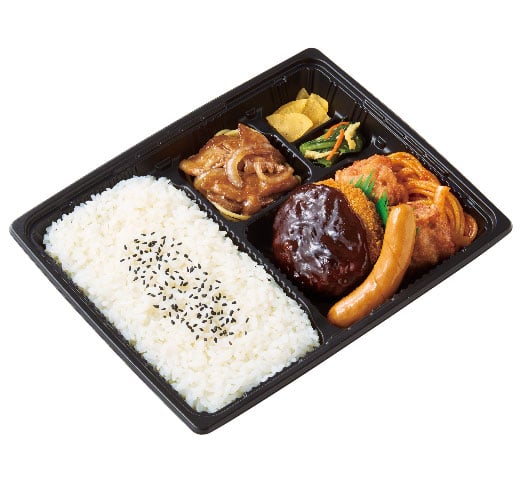 スポーツ弁当　から揚＆デミメンチ
