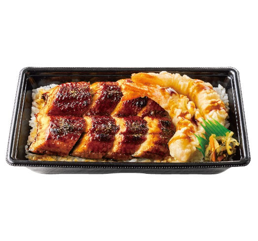 大海老天うな重(4切れ)