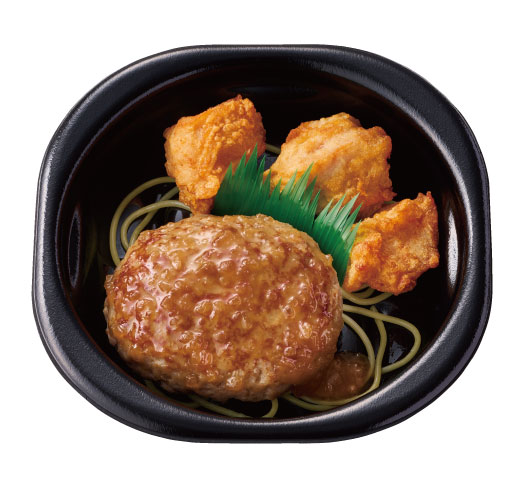 和風オニオンソースハンバーグ&から揚　おかずのみ
