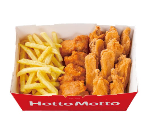 Wチキン＆ポテトBOX(から揚＆手羽から揚＆フライドポテト)