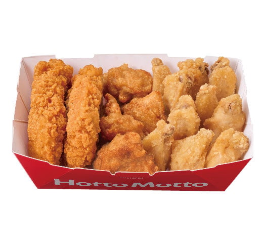 トリプルチキンBOX(から揚＆手羽から揚＆ほっとチキン)