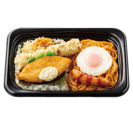 BIGのりタル弁当(ナポリタン)