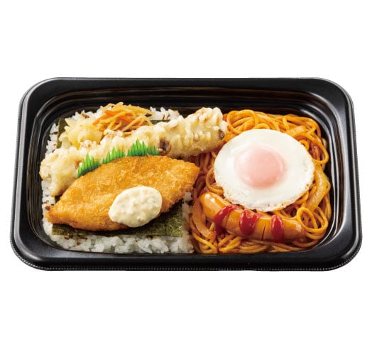 BIGのりタル弁当(ナポリタン)