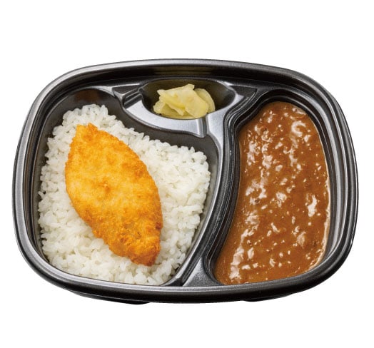 白身フライカレー