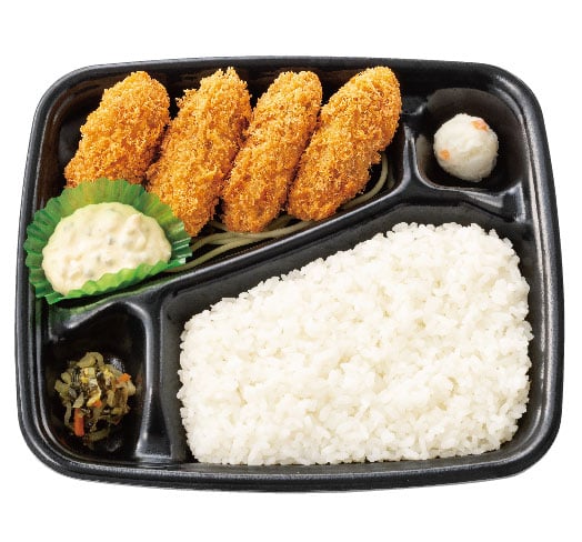 4コ入りカキフライ弁当