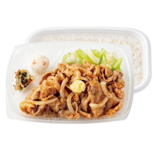 Wしょうが焼き弁当(肉2倍)
