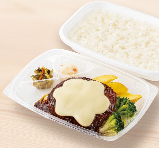 チーズハンバーグ弁当