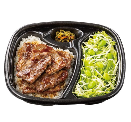 サラダ&ビーフカットステーキコンボ