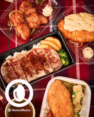 ほっともっとのお弁当を食べるイメージ画像一枚目